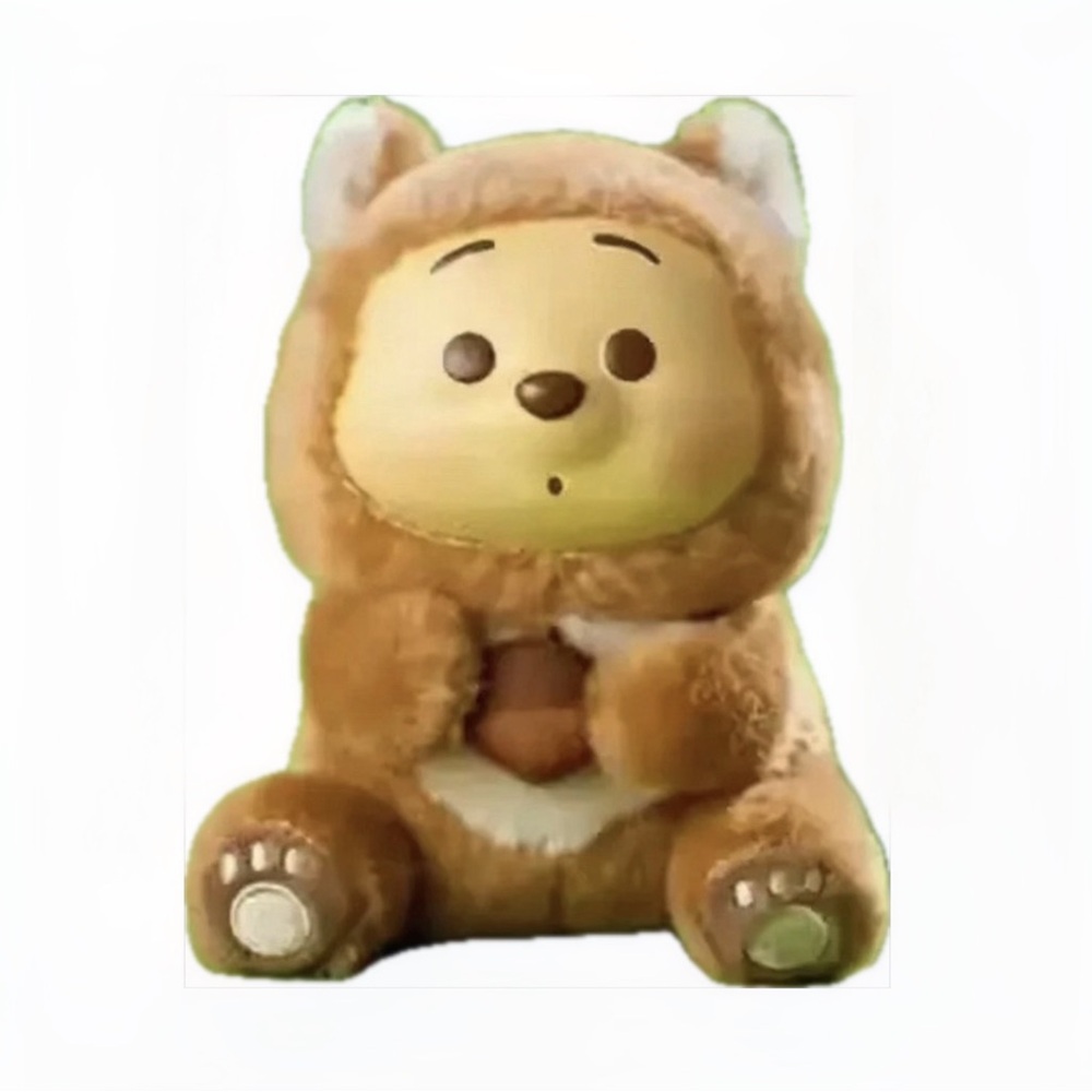 Winnie the Pooh Squirrel Plush Pendant - Brown